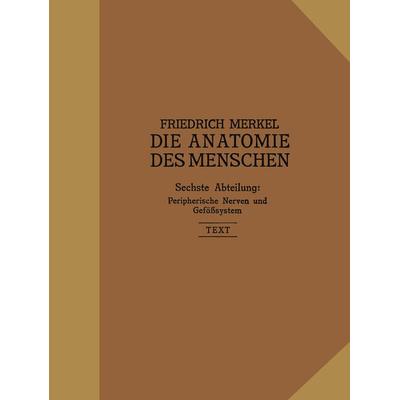 Peripherische Nerven, Gefäßsystem, Taschenbuch von Friedrich Merkel, Springer Berlin, 978-3-642-98917-9