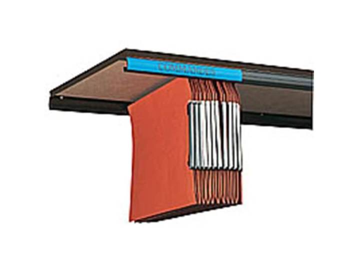 Kit de 2 rails plastique noir pour dossiers sus…