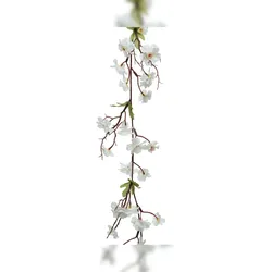 Decoris Künstliche Kirschblüten Girlande 187cm Kunstblumengirlande Blumengirlande Dekoblumen Hängedeko Tischdeko Hochzeitsdeko Blumenranken