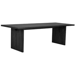 DAHEIM Esstisch Emmet 240 x 95 cm Holz Schwarz