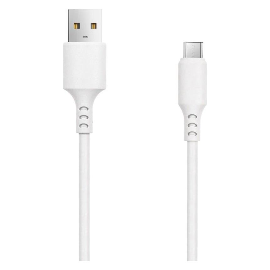 Setty Kabel USB - microUSB 1,0 m 2A weiss NEU (1 m, USB 1.0) (GSM113066)