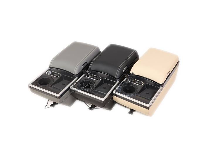 Accoudoir arrière de voiture pour modèle Y, boîte générale pour siège arrière, Port USB, chargement sans fil, boîte universelle pour accoudoir de voiture avec porte-gobelets