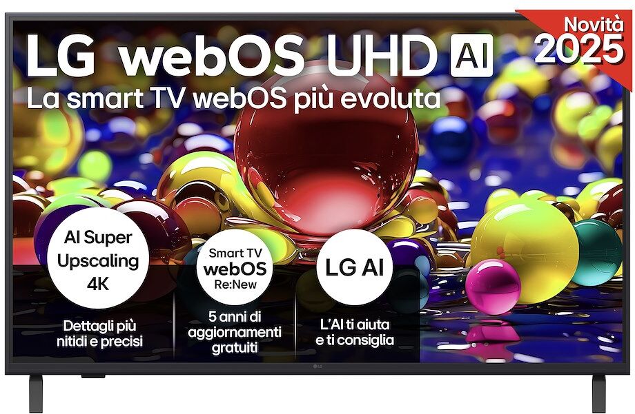 Televisore LED LG 43UA74006LB Smart TV 4K AI