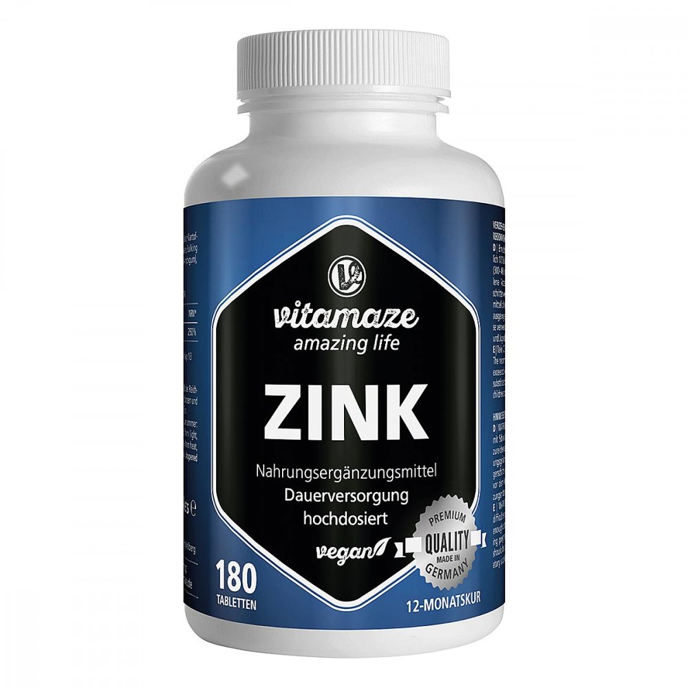 Vitamaze GmbH Zink 25 mg hochdosiert vegan Tabletten 12741486