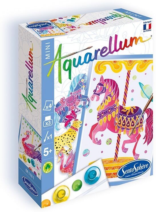 SentoSphère Aquarellum Mini Chevaux Manège