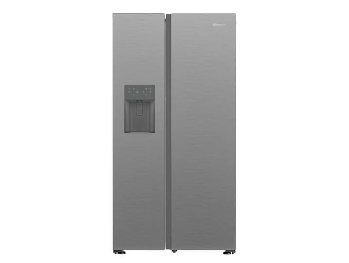 Bauknecht SBS IW E90 Pearl Side-by-Side Kühlkombination, 578 l, Energieklasse E
