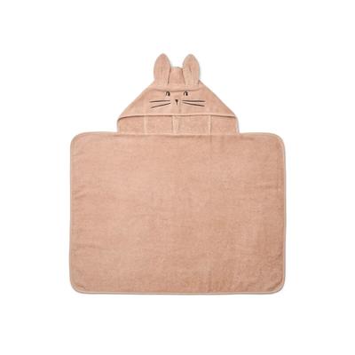 Liewood Babyhandtuch Vilas Hase mit Kapuze - Saugfähig und Weich, 100% Baumwolle (LW-19631-9470)