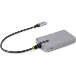 StarTech com 5G4AB-USB-C-HUB, USB 3.2 Gen 1 (3.1 Gen 1) Type-C, Micro-USB, USB 3.2 Gen 1 (3.1 Gen 1) (USB-C, 5 Ports), Dockingstation + USB Hub, Grau