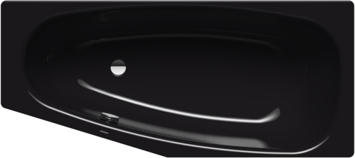 Kaldewei Mini Badewanne links 224800010701 157x75/50cm, schwarz