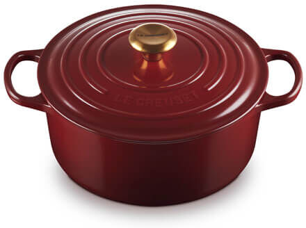 Le Creuset Signature Garnet Cast Iron 26cm Round Casserole