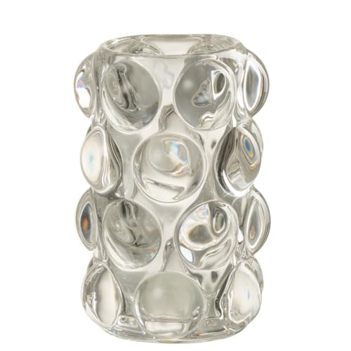 J-Line Theelichthouder Bollie Transparant Glas