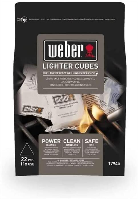 Weber Cubetti Accendifuoco Confezione Singola