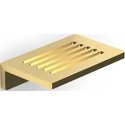 Club Seifenschale gerade goldfarben für die Wand