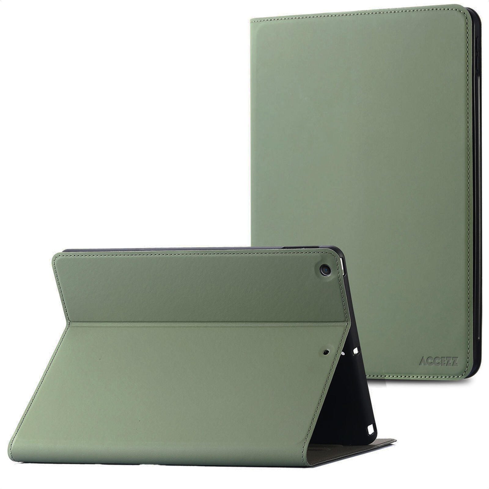 Accezz Classic Klapphülle für das Apple iPad 9 (2021) 10.2 Zoll / iPad 8 (2020) 10.2 Zoll / iPad 7 (2019) 10.2 Zoll - Grün SH00068396