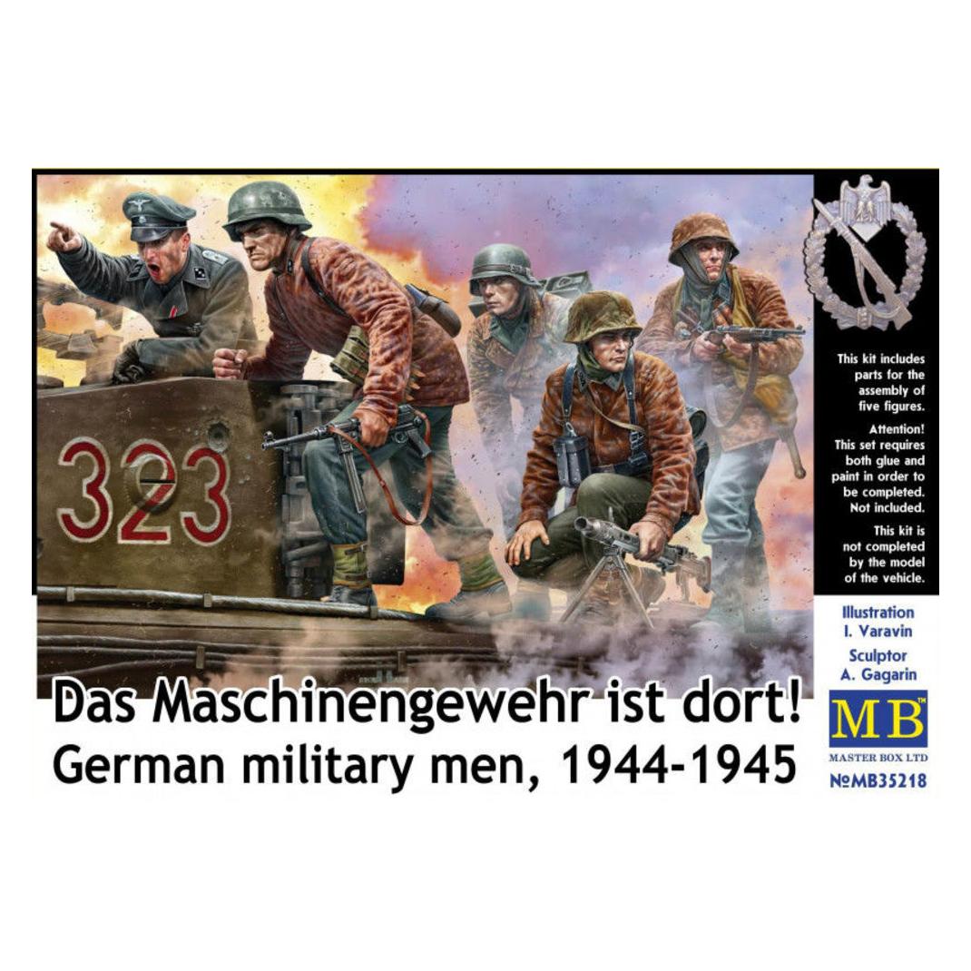 Master Box German military men, 1944-1945. Das Maschinengewehr ist dort! (MB35218)