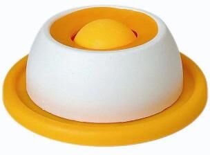 Inspire Essentials MindFeast Slow Feeder Cat Bowl Interactive Licking Mat Puzzle Toy yellow