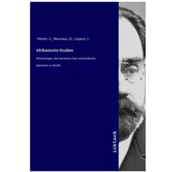 Afrikanische Studien, Belletristik von C. Velten