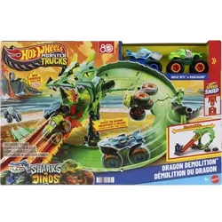 Hot Wheels: Monster Trucks Drachenrennen Streckenset