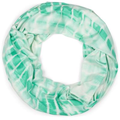 Loop STYLEBREAKER "Loop Schal Batik Streifen", Damen, grün (mint, weiß), Obermaterial: 50% Viskose CV. 50% Polyester PES., Modisch, Modetücher Loop