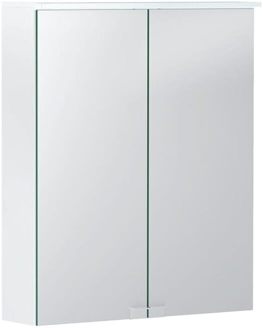 Geberit Armoire miroir Option Basic 55x67,5x14cm, avec éclairage, 2 portes, blanc (500258001)