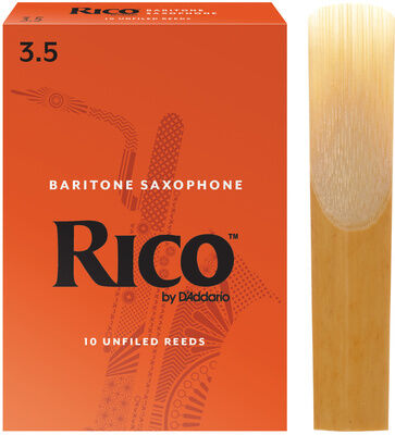 DAddario Woodwinds Rico Baritone Saxophone 3.5