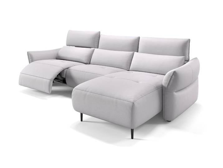 Leder Ecksofa PERUGIA L-Form Relaxcouch Luxus Polstergarnitur