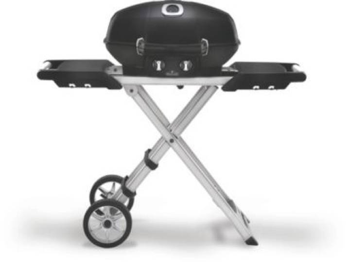 Napoleon - Barbecue Gaz Travel Q Pro Noir 2brûleurs Sur Chariot Pliant, 54x37 Cm