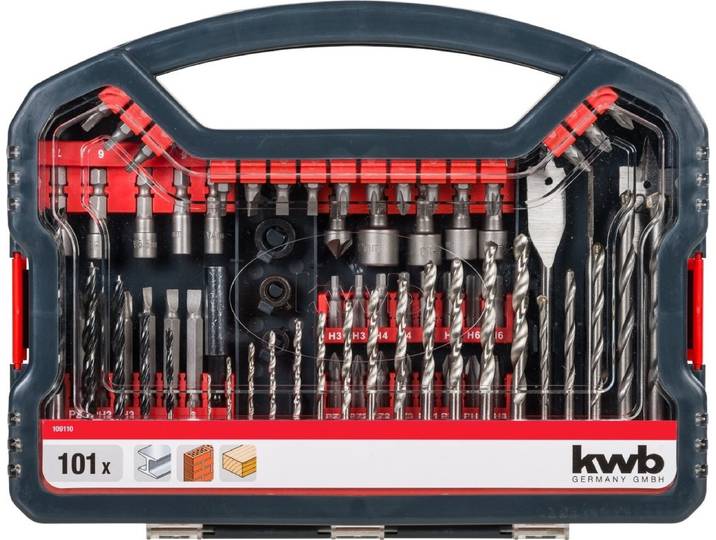 kwb 109110 Boor en bit assortiment 10-delig