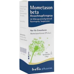 Mometason Beta Heuschnupfenspray 50 Ug/Sp. 140 Sp. 18 G