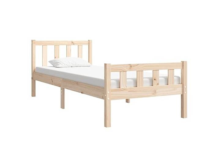 vidaXL Massivholzbett 90x190 cm