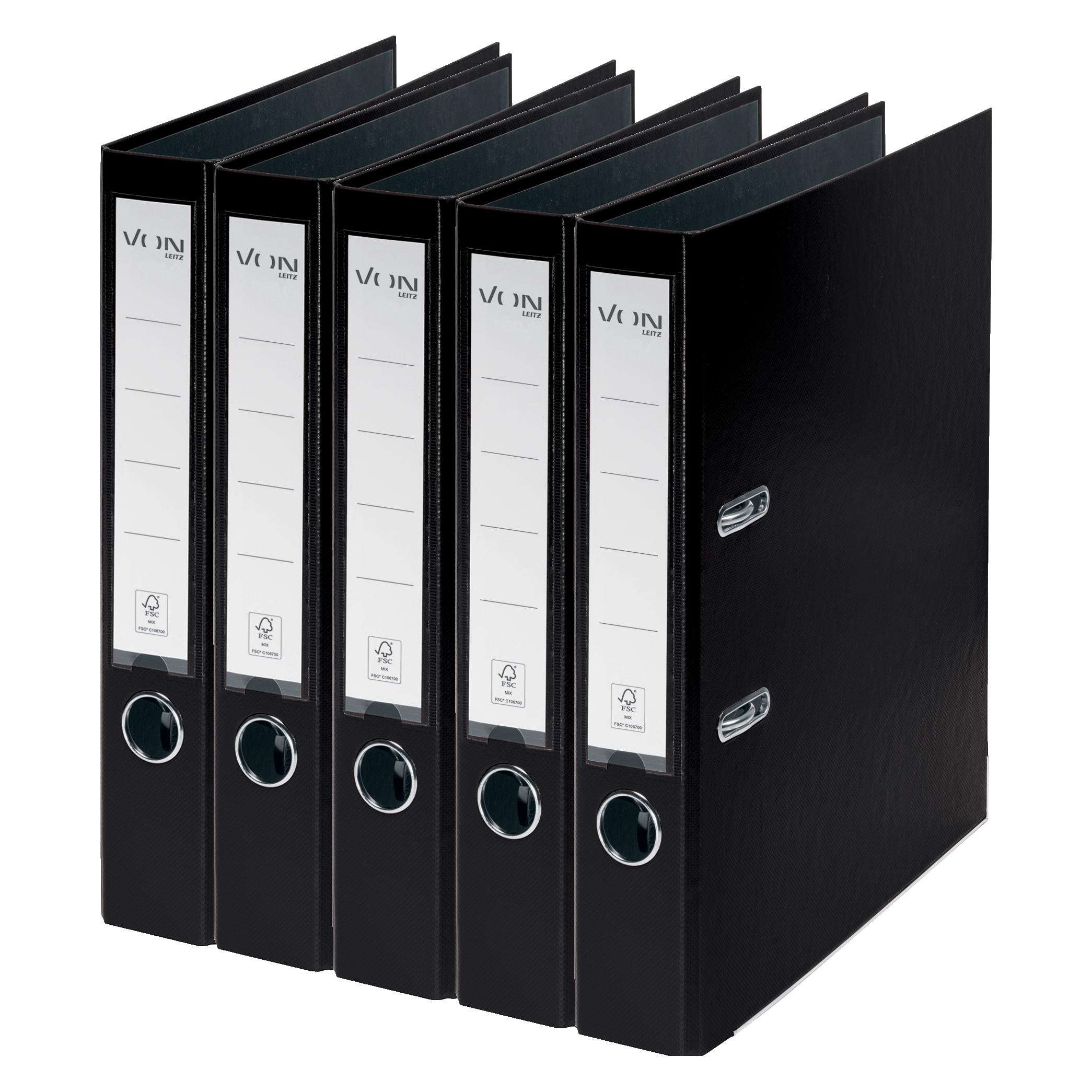 von Hallers Ordner PP schmal Retail (A4, 50 mm, 5 Stk.) (10561095)
