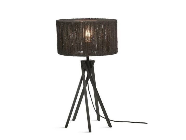 Good & Mojo Tischleuchte GOOD\u0026MOJO, Schwarz, 30x45x30 cm, LED-Leuchtmittel austauschbar, Lampen & Leuchten, Innenbeleuchtung, Tischlampen, Tischlampen