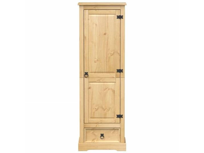 Moderne Garde-robe BURKE Armoire de chambre avec rangement Corona 55x38x170 cm bois de pin massif AA2066