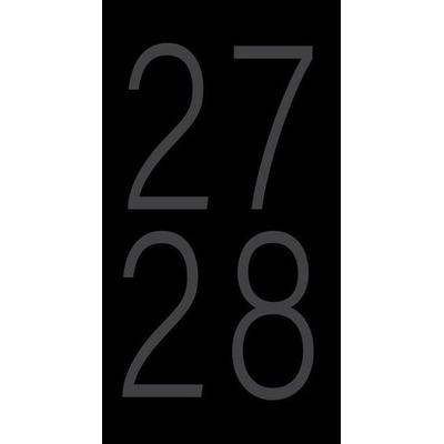 Black 2-Year 2027-28 3.5 X 6.5 Monthly Pocket Planner