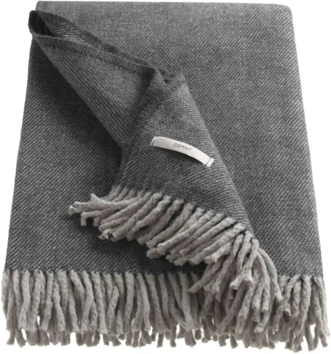 Esprit Plaid  Jade ¦ grau ¦ Baumwollmischgewebe ¦ Maße (cm): B: 140