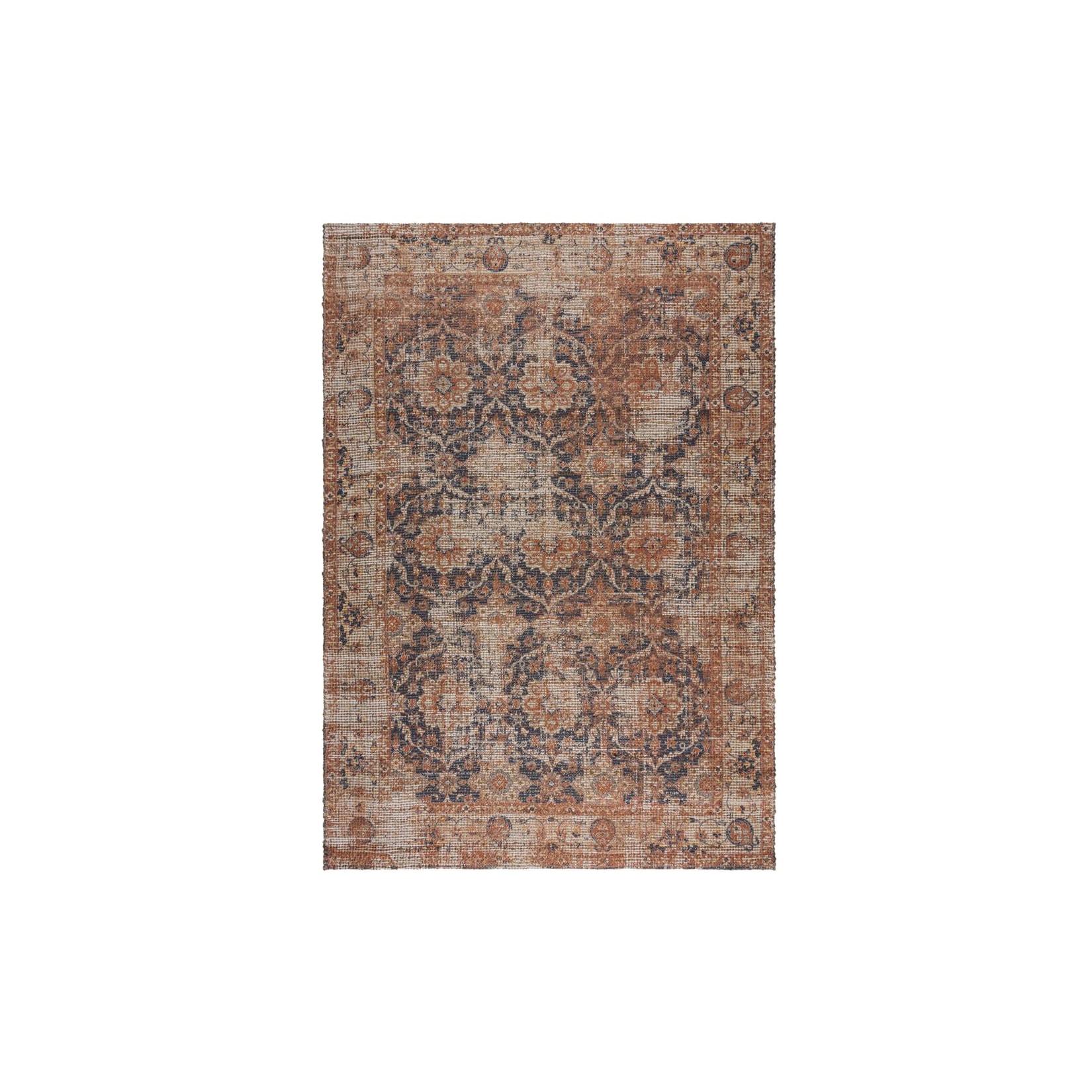 Jute-Teppich Orient Rot-Blau 80 x 150 cm - WENSLEY Kadima Design
