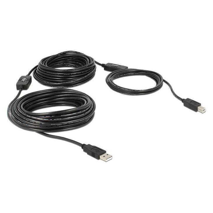 Delock USB A - USB B (20 m, USB 2.0, 2.50 W) (83557)