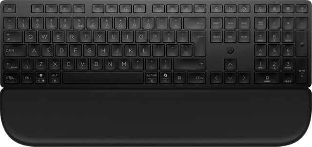 HP 580K Multi-Device Dual-Mode Toetsenbord met polssteun QWERTY