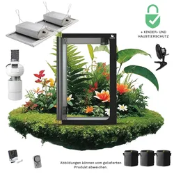 Caluma Growset Ambient (60 x 120 cm, 2 x 75 W Premium-Lüftungsset) - 2 x 75 W, PrimaKlima-Lüftungsset