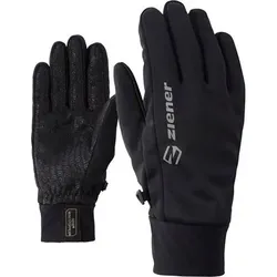 ZIENER Herren Handschuhe IRIOS WS TOUCH glove multisport, Größe 8,5 in Schwarz Schwarz