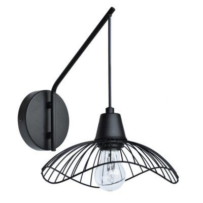 meet by Paperflow Vagala Wandleuchte Schwarz, Metall, 240 × 350 × 240 mm, Netzbetrieb