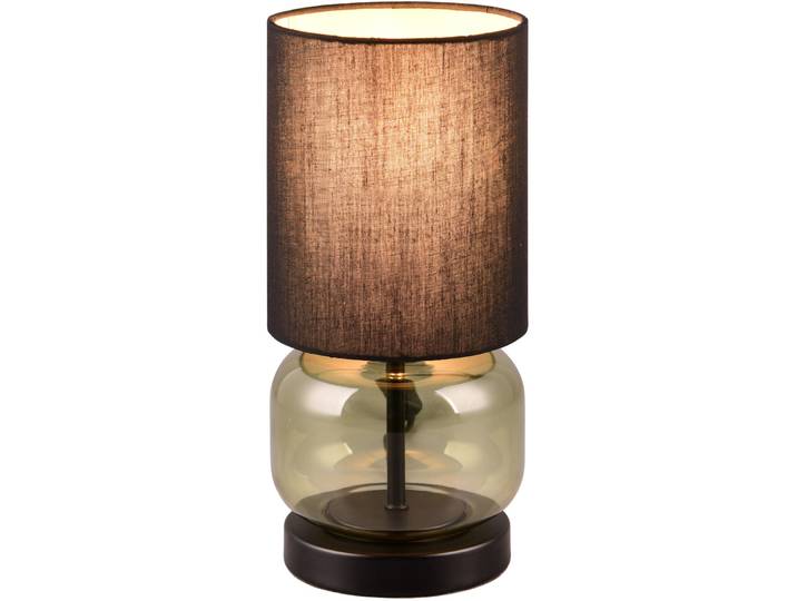 Tischlampe Olly schwarz matt Metall H 28.5 cm