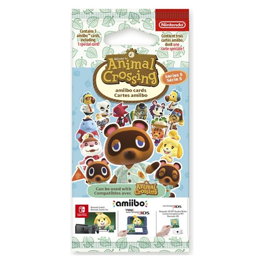 Nintendo amiibo Cards Animal Cross. Series 5 (3DS, Switch, Switch Lite, Switch OLED, Wii U) (10005001)
