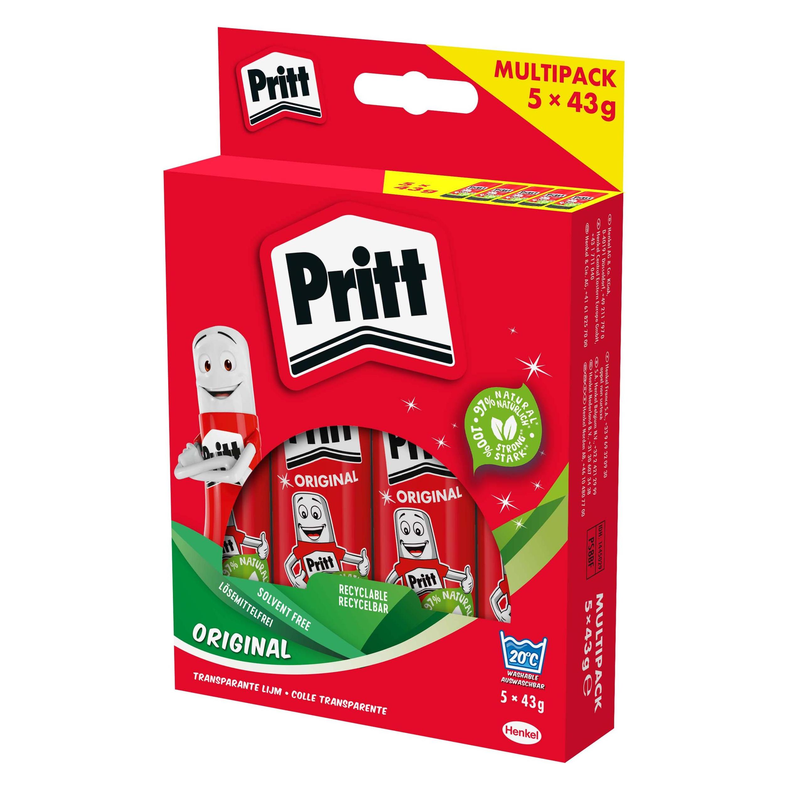 Pritt Klebestifte (43 g, 5x) (9H PS8BF)