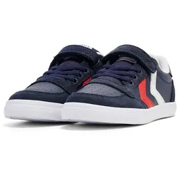 hummel Slimmer Stadil Leder Low-Top Sneaker Kinder 7634 - peacoat 31