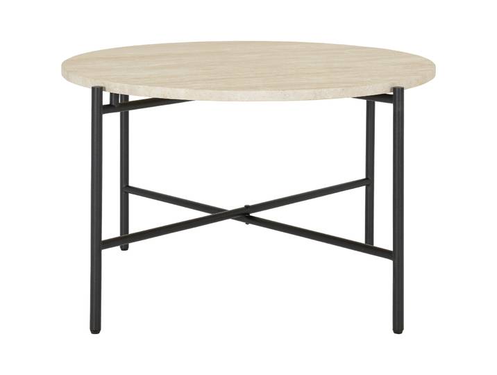 Beistelltisch Kim beige Stein B 60 H 38 cm - Beistelltisch