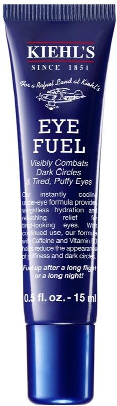 Kiehl's Men Eye Fuel crème illuminatrice yeux anti-poches et anti-cernes pour homme 15 ml