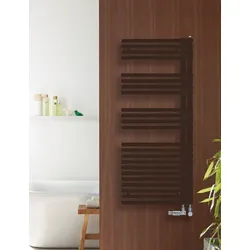 Zehnder Design-Heizkörper Forma Asym links, 1441x60x496 mm, Dark Brown, Wärmeleistung geprüft nach EN 442, CE-geprüft