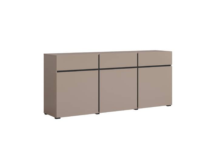 Buffet 3 portes 3 tiroirs Lilia Taupe