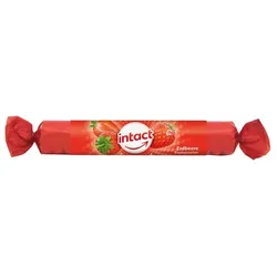 INTACT Traubenzucker Rolle Erdbeere 1 St